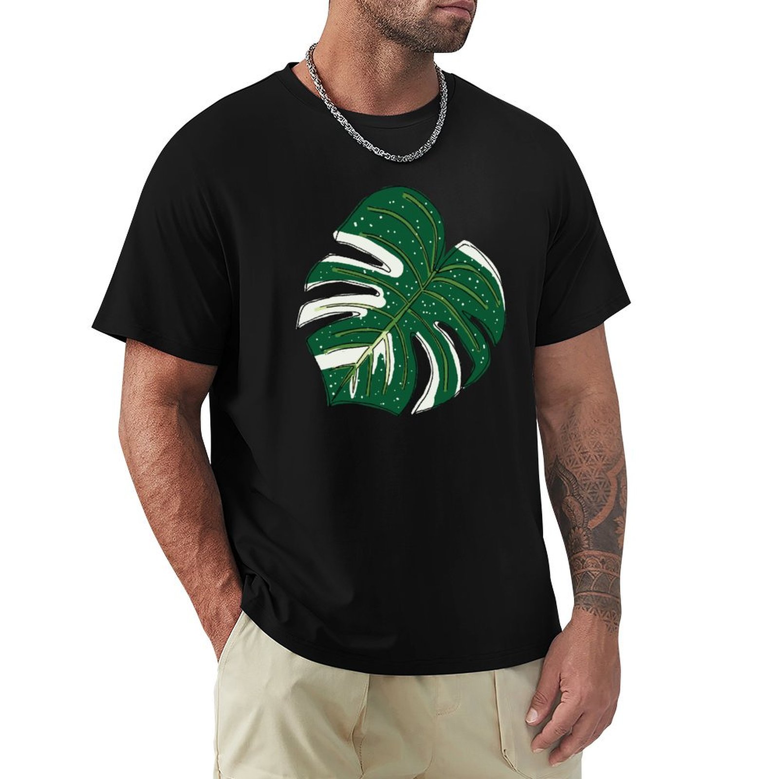 Monstera Thai Constellation - Monstera Thai Constellation T-Shirt Work Wear