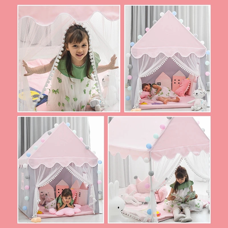 1.35M Large Children Toy Tent  – Philodendron Pink Princess Bewertung und Preis
